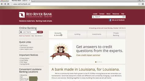 Red river bank login - Sign In Sign in form - Enter your user name and password to sign in.